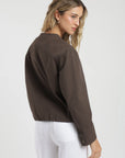 Chaqueta mujer bianca café Froens