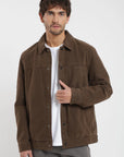 Chaqueta hombre Higuera café