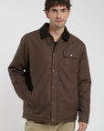 Chaqueta hombre Cali wax café