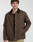 Chaqueta hombre Cali wax café