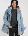 Chaqueta mujer Niebla azul - Algodón orgánico - Frøens