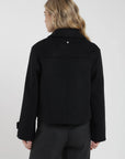 Chaqueta lana mujer Vera negro - Lana