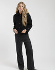 Chaqueta lana mujer Vera negro - Lana