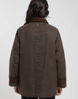 Chaqueta mujer Wax café