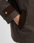 Chaqueta mujer Wax café