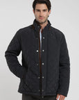 Label - Chaqueta hombre Quilted negro