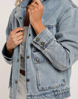 Chaqueta mujer Silvestre azul - Frøens