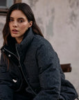 Chaqueta mujer Mila grafito - Lana