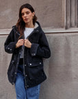 Chaqueta mujer Niebla negro - Frøens
