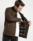 Chaqueta hombre Llanquihue waxed café - Frøens