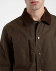 Chaqueta hombre Llanquihue waxed café - Frøens