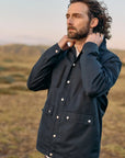 Chaqueta hombre Llanquihue waxed azul - Frøens