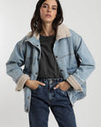 Chaqueta mujer Arrecife celeste - Frøens