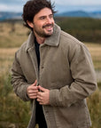 Chaqueta hombre Gravel café - Algodón orgánico