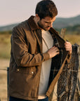 Chaqueta hombre Llanquihue waxed café - Frøens