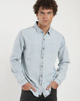 Camisa manga larga Denim celeste - Algodón orgánico