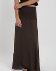 Falda larga Smock café Froens