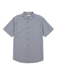 Camisa manga corta Classic celeste - Algodón orgánico y lino - Frøens