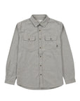 Camisa manga larga Franela gris - Algodón orgánico - Frøens