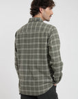 Camisa manga larga Franela verde - Algodón orgánico - Frøens