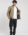 Chaqueta hombre Huasco beige - Algodón orgánico