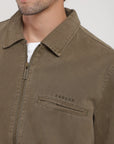 Chaqueta hombre Huasco olivo - Algodón orgánico - Frøens