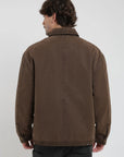 Chaqueta hombre Petrohué café - Algodón orgánico - Frøens
