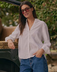 Blusa manga larga lucy blanco