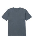 Polera manga corta hombre Plain Heavyweight azul - Algodón orgánico - Frøens