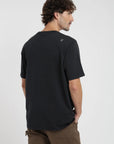 Polera manga corta hombre Plain Heavyweight negro - Algodón orgánico - Frøens