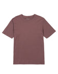 Polera manga corta hombre Plain burdeo - Algodón orgánico - Frøens
