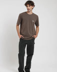 Polera manga corta hombre Rana café - Algodón orgánico - Frøens