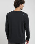 Polera manga larga hombre Text negro - Algodón orgánico - Frøens
