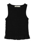 Polera sin mangas mujer Buzios negro - Algodón orgánico - Frøens