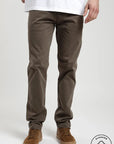 Pantalón hombre Shaper taupe - Algodón orgánico - Frøens