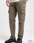 Pantalón hombre Cargo Olivo - Algodón orgánico - Frøens