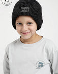Beanie kids Paine negro - Poliéster reciclado