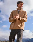 Polerón hombre Maiten camel - Algodón orgánico