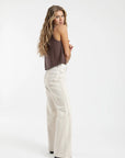 Pantalón mujer jeans Cala crudo - Frøens