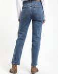 Jeans mujer Mom azul