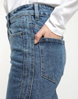 Jeans mujer Mom azul