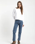 Jeans mujer Mom azul