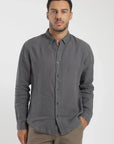 Label - Camisa manga larga Amalfi grafito Froens