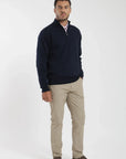 Label - Chaleco hombre Positano azul Froens