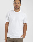 Label - Polera manga corta hombre Slim blanco Froens