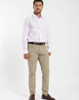 Label - Camisa manga larga york mini check rosado