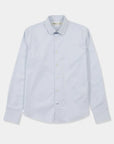 Label - Camisa manga larga slim fit york líneas celeste