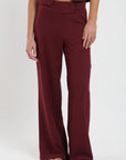 Pantalón mujer Luna burdeo Froens