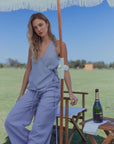 Pantalón mujer coral gris