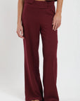 Pantalón mujer Luna burdeo Froens